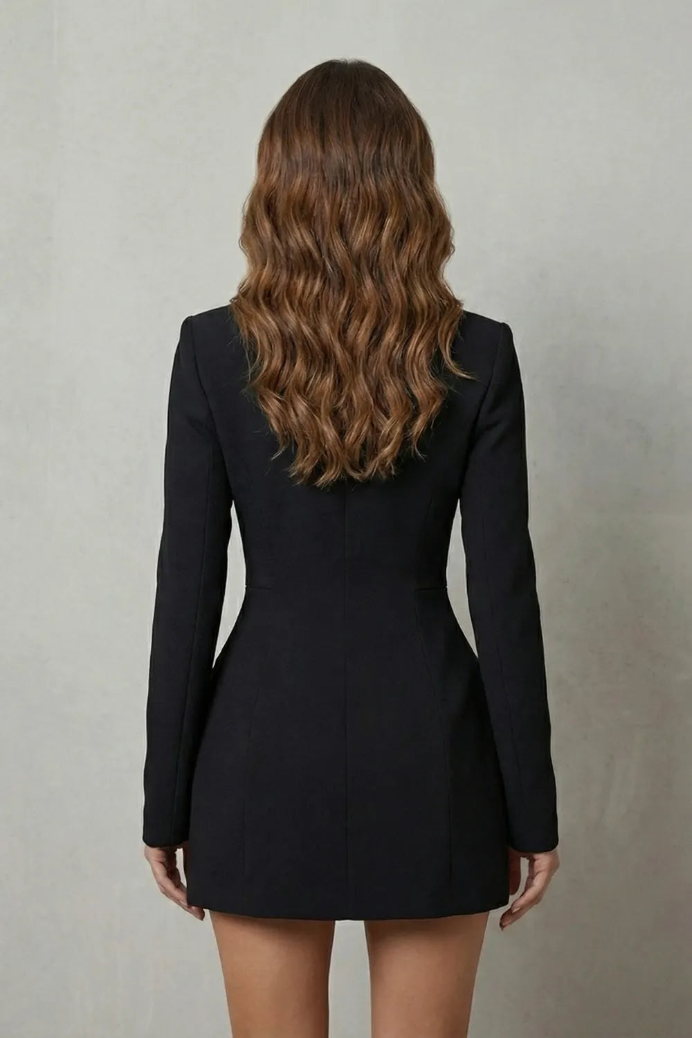 Tailored power silhouette – Blazer mini dress