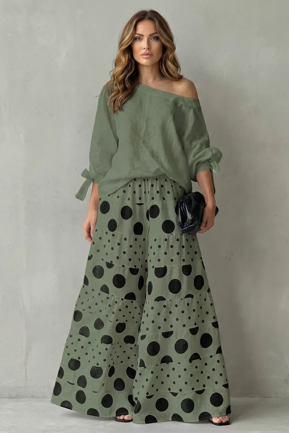 Playful polka flow – Two piece set