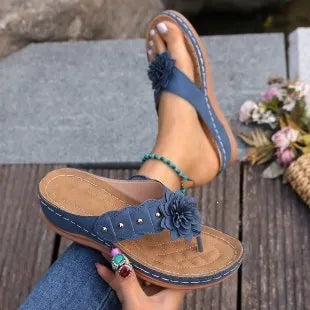 Women's Comfort Orthopedic Floral Wedge Sandals
