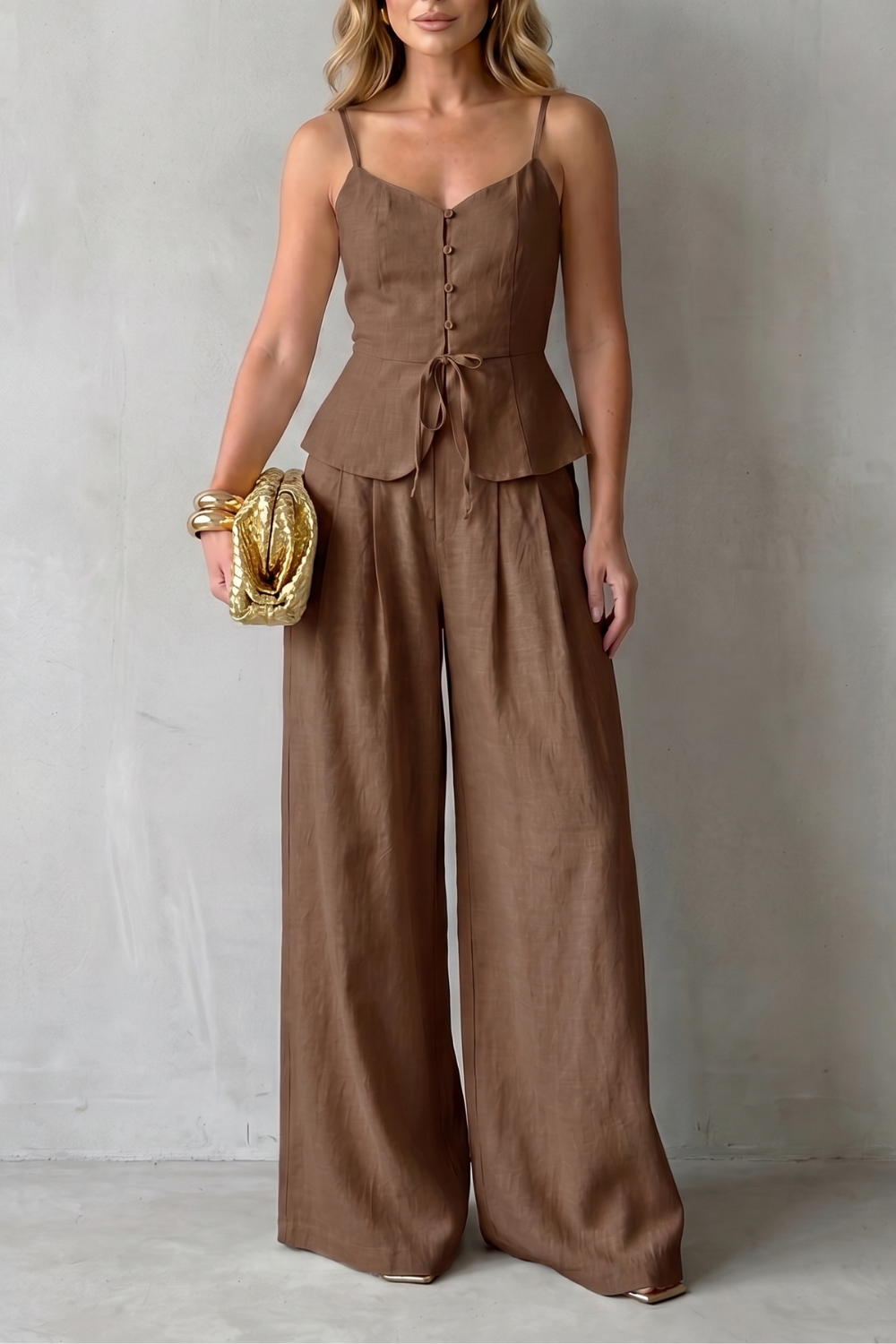 Effortless resort elegance – Trouser set