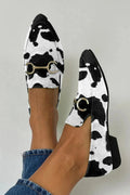 PRINTED LOAFER WITH BUCKLE
