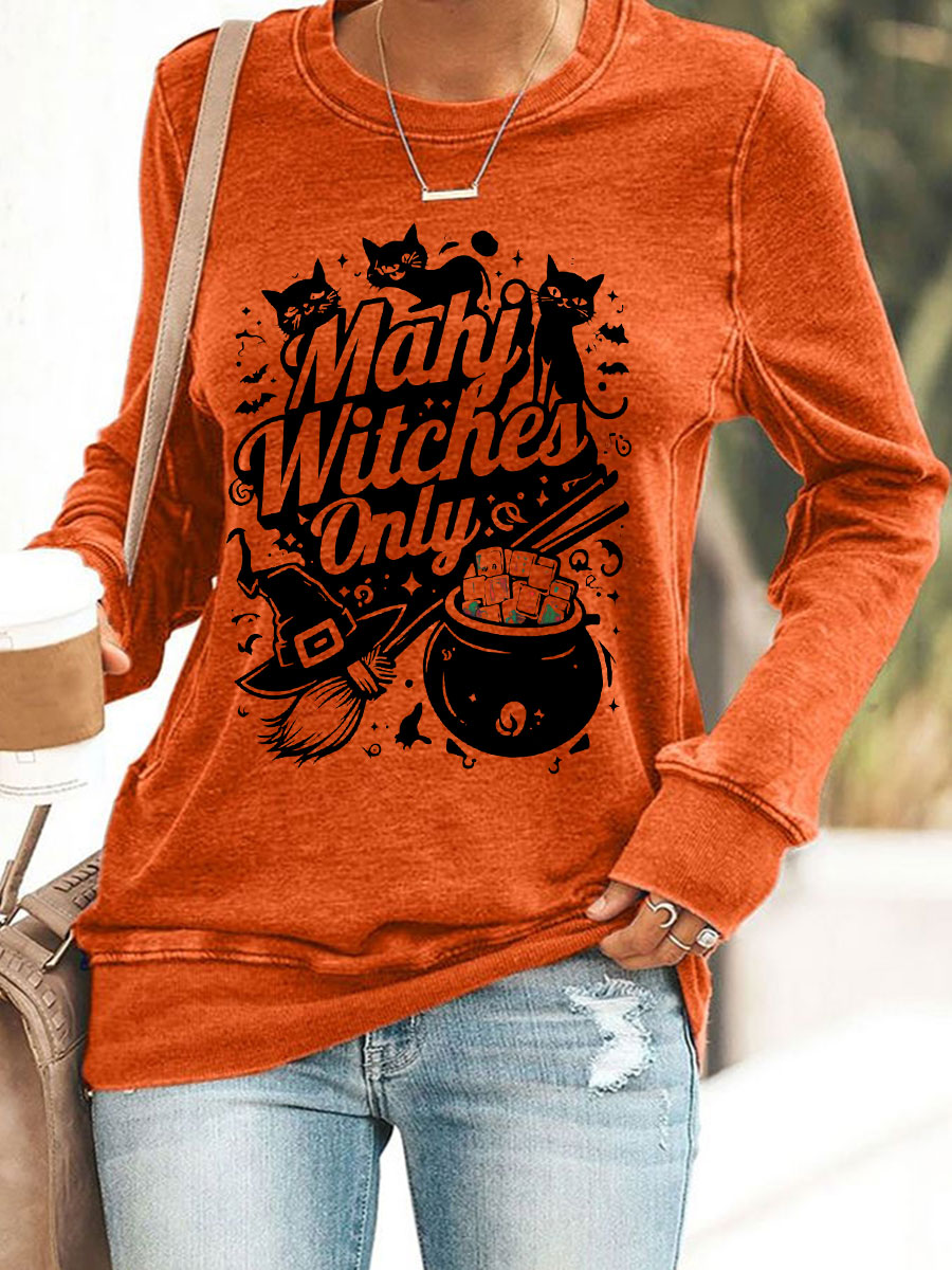 Women's Halloween Mahjong Sweatshirts