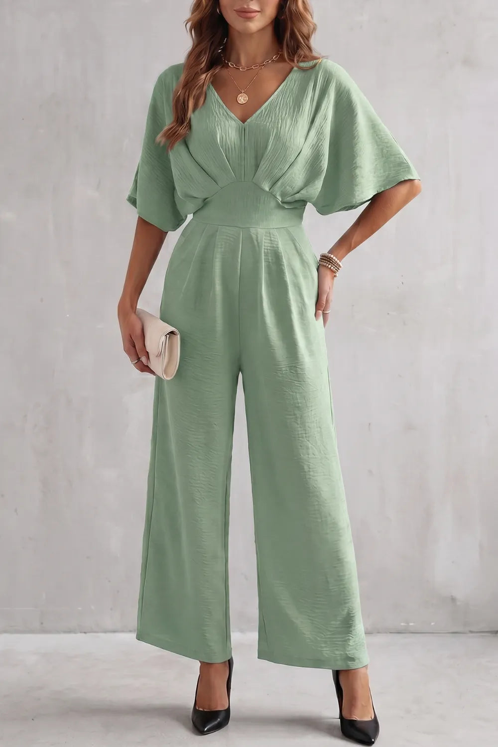 Elegant batwing silhouette – Jumpsuit