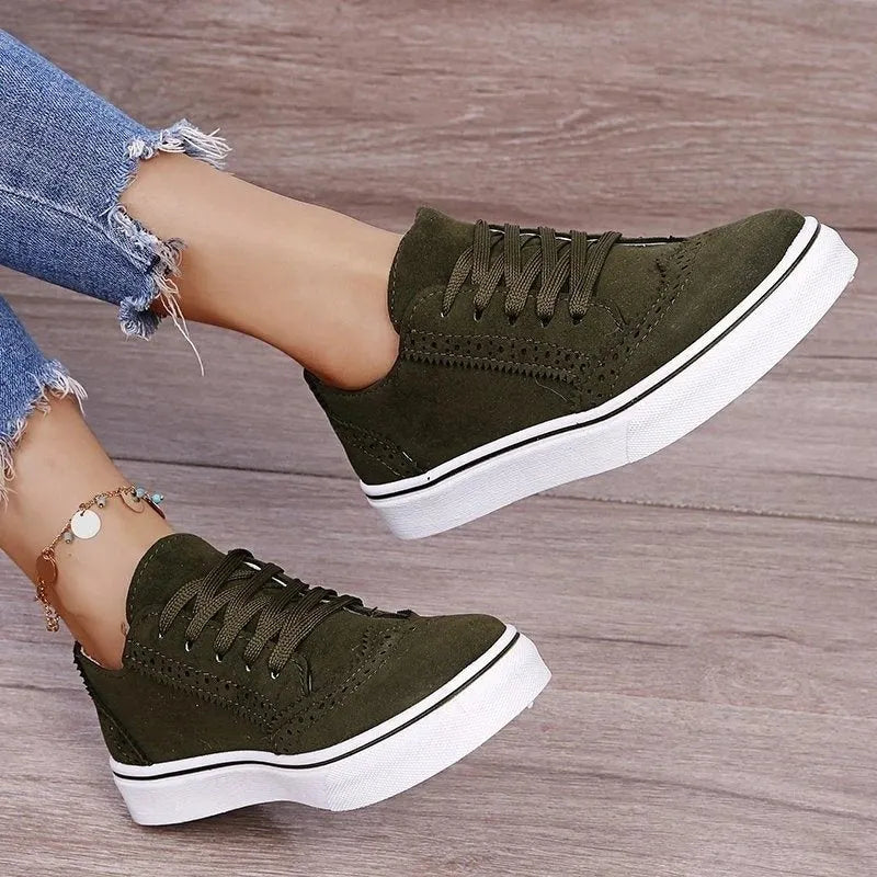Best Orthopedic Women Shoes Comfy Anti-shock Round Toe Sneakers Vintage Design