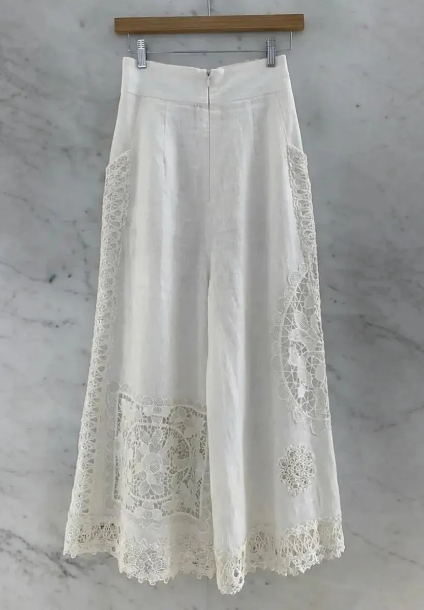 Women's Retro Lace Art Casual Daily Cotton Skirt