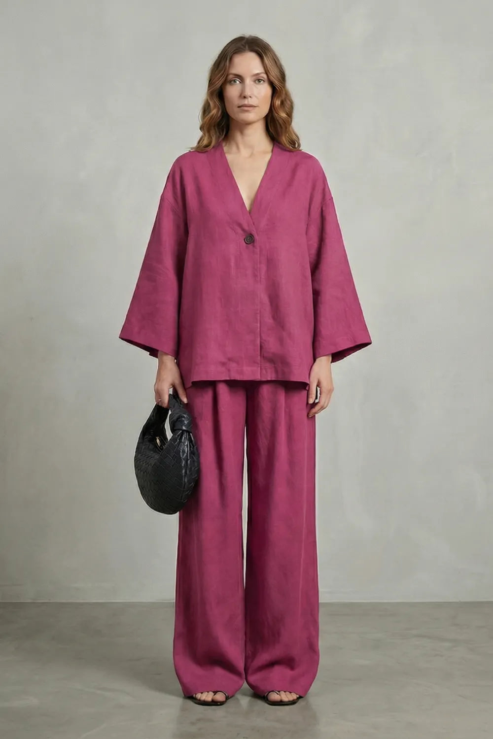 Relaxed wrap silhouette – Two piece set