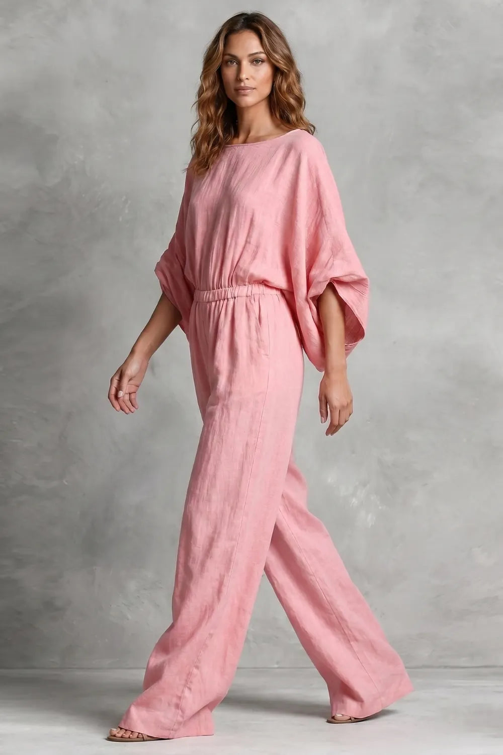 Relaxed bohemian silhouette – Wide-leg jumpsuit