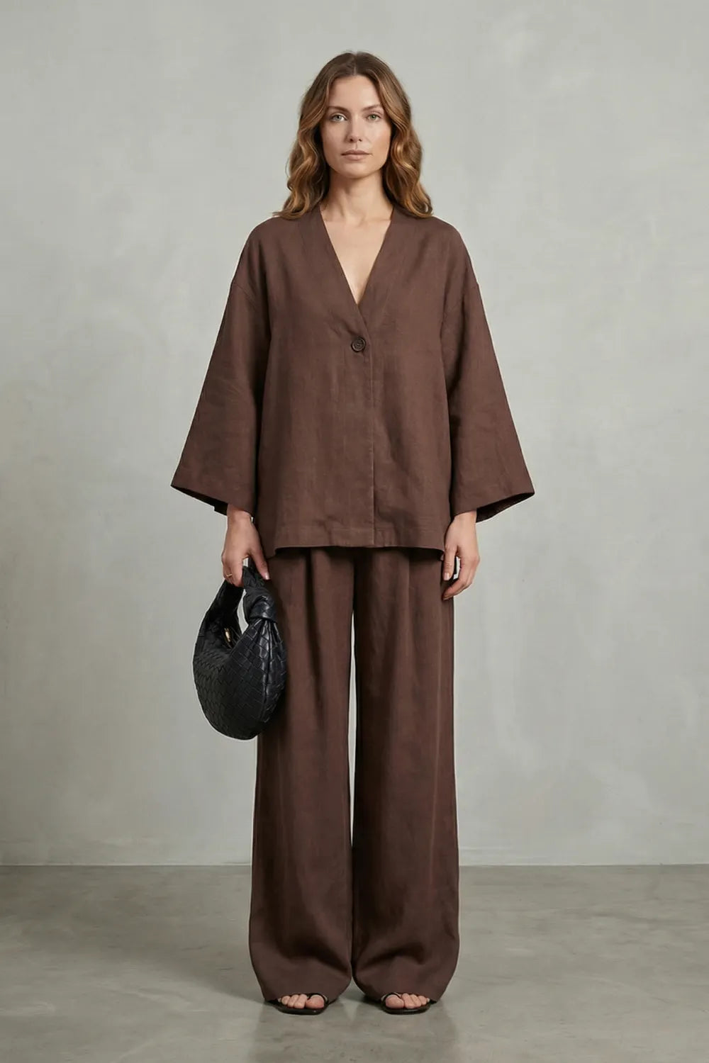 Relaxed wrap silhouette – Two piece set