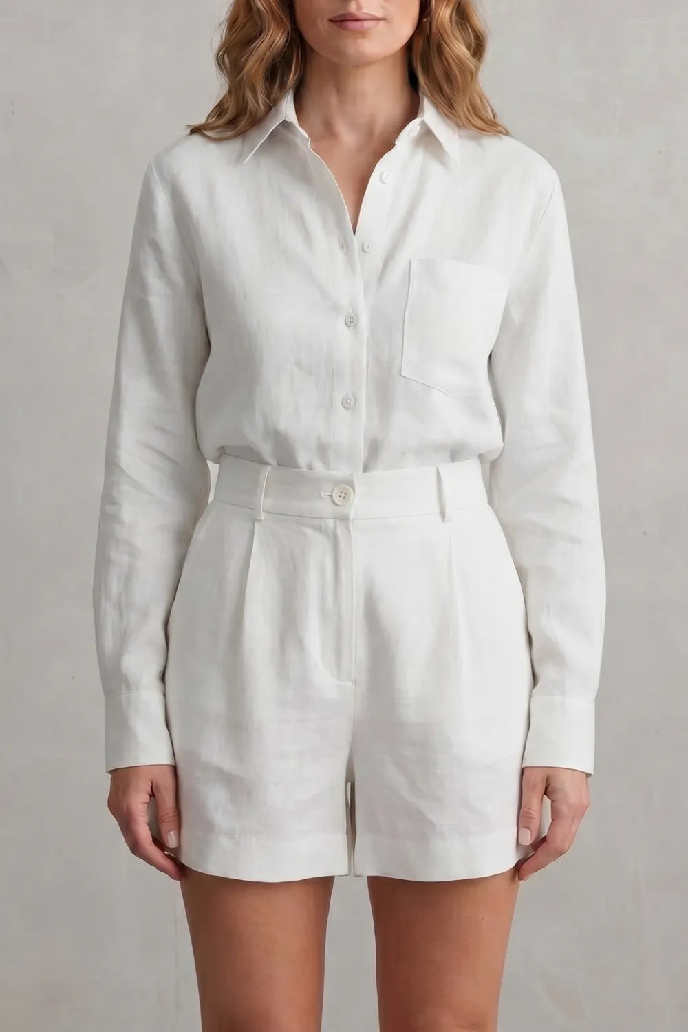 Relaxed linen elegance – Two piece set