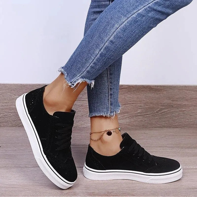 Best Orthopedic Women Shoes Comfy Anti-shock Round Toe Sneakers Vintage Design