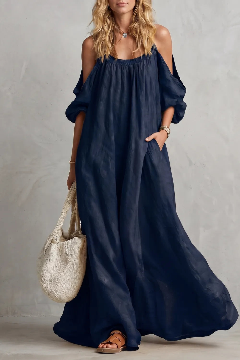 Flowing bohemian silhouette – Maxi dress