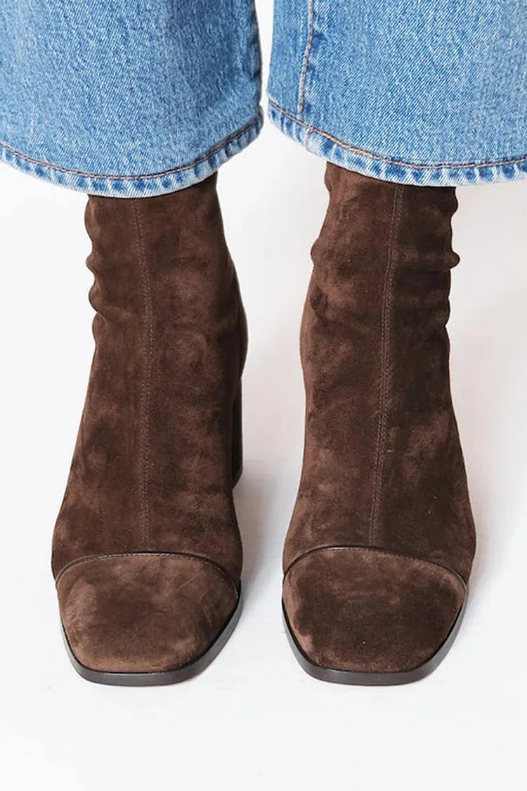 Lily | Elegant Suede Ankle Boots