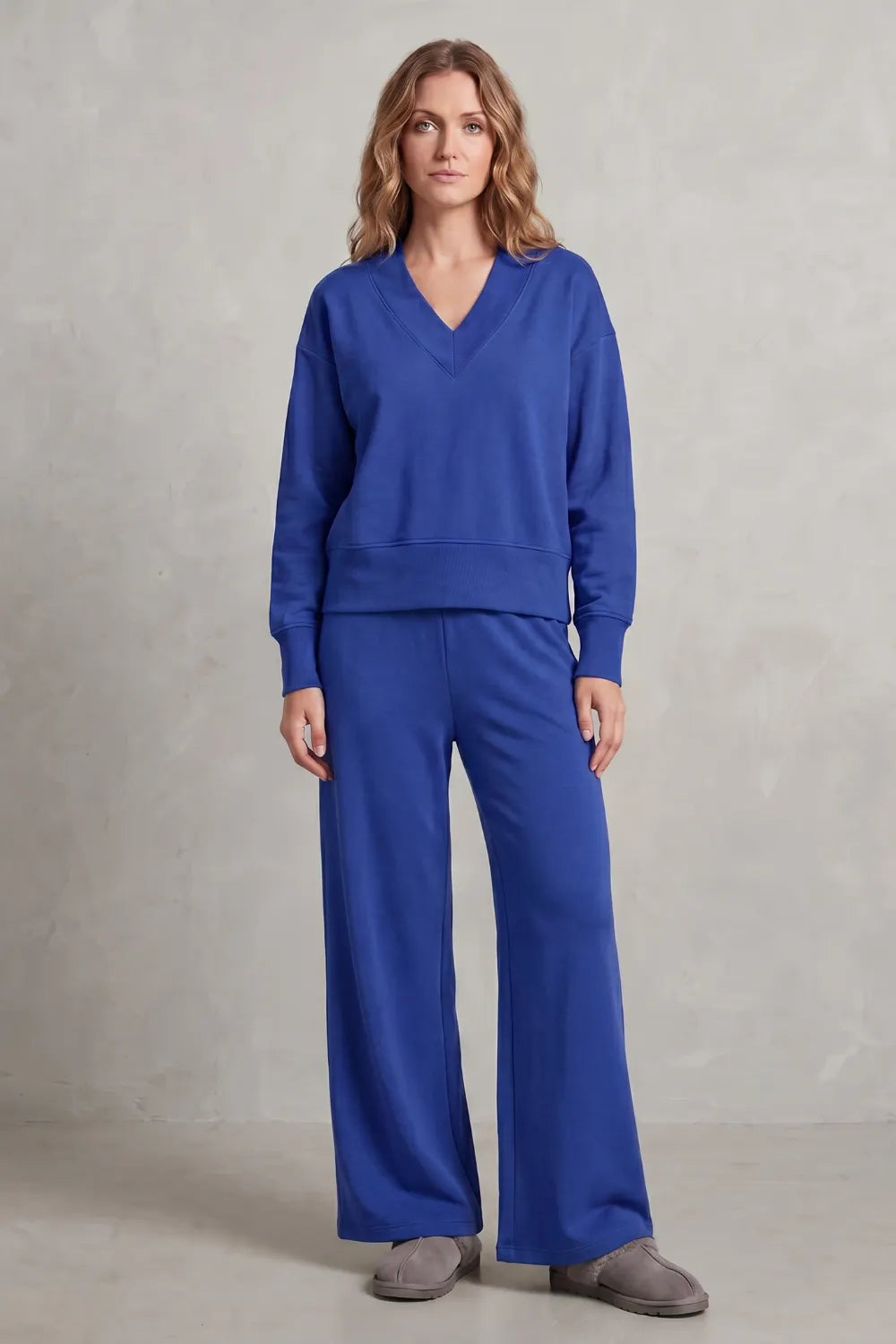 Relaxed fit – Wide-leg lounge set