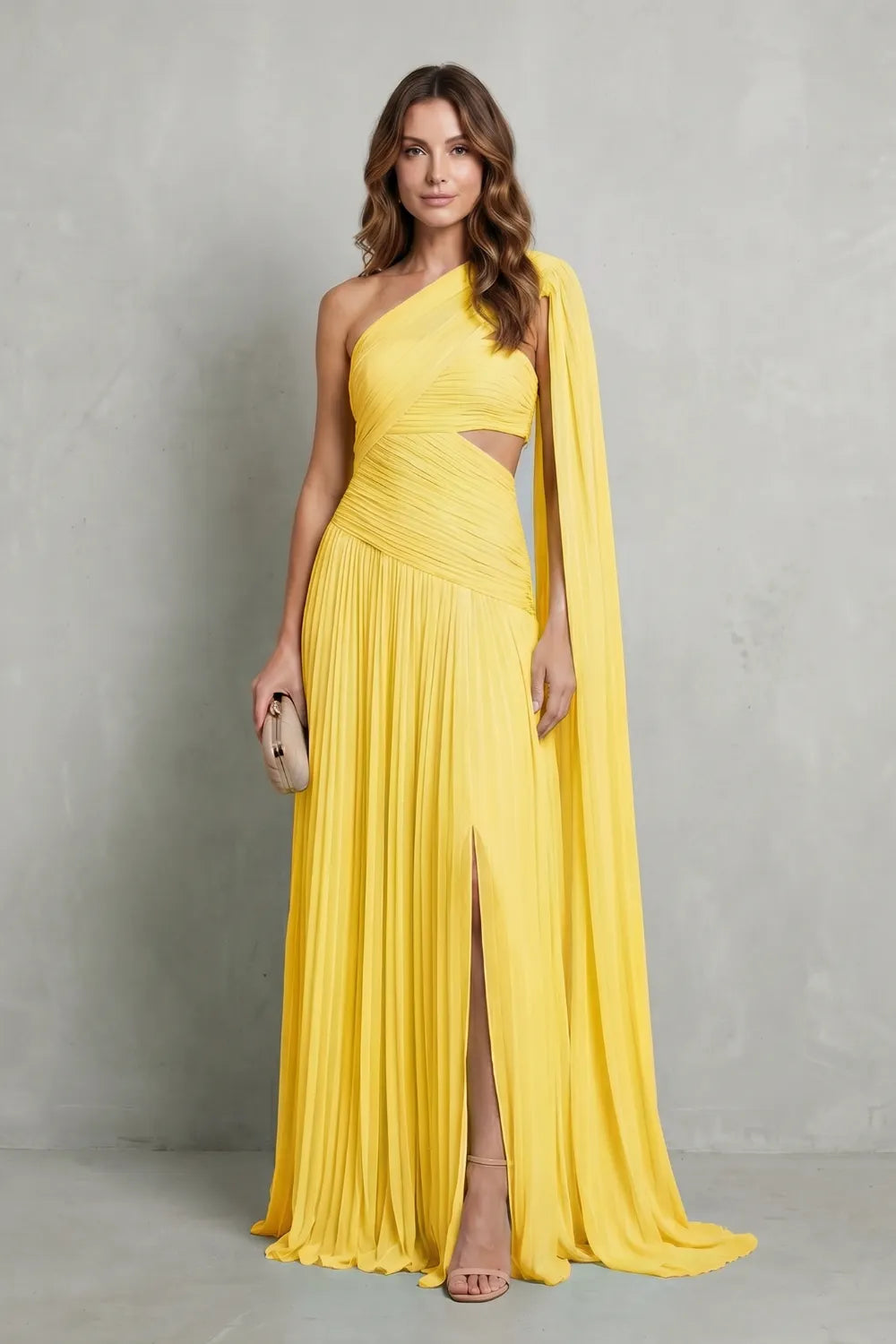 Ethereal chiffon drape – Maxi dress