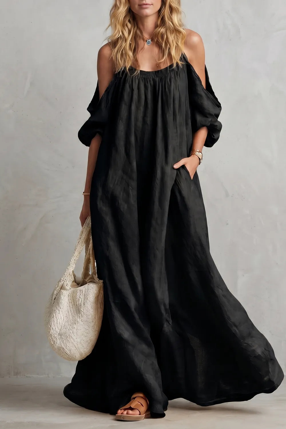 Flowing bohemian silhouette – Maxi dress