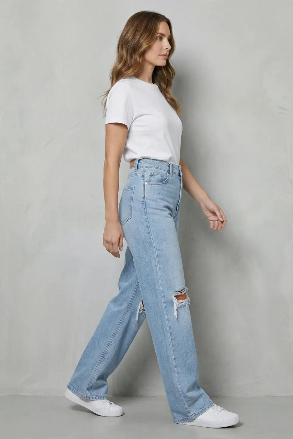 Vintage flare silhouette – Ripped jeans