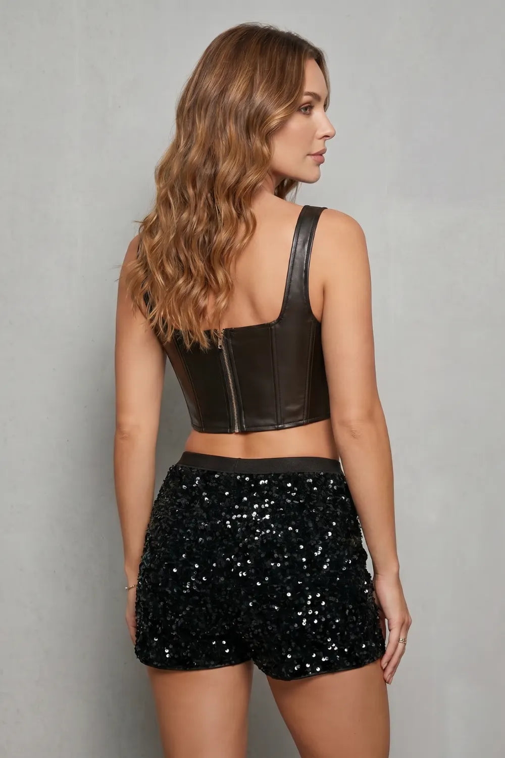 Sequin shimmer glamour – Shorts