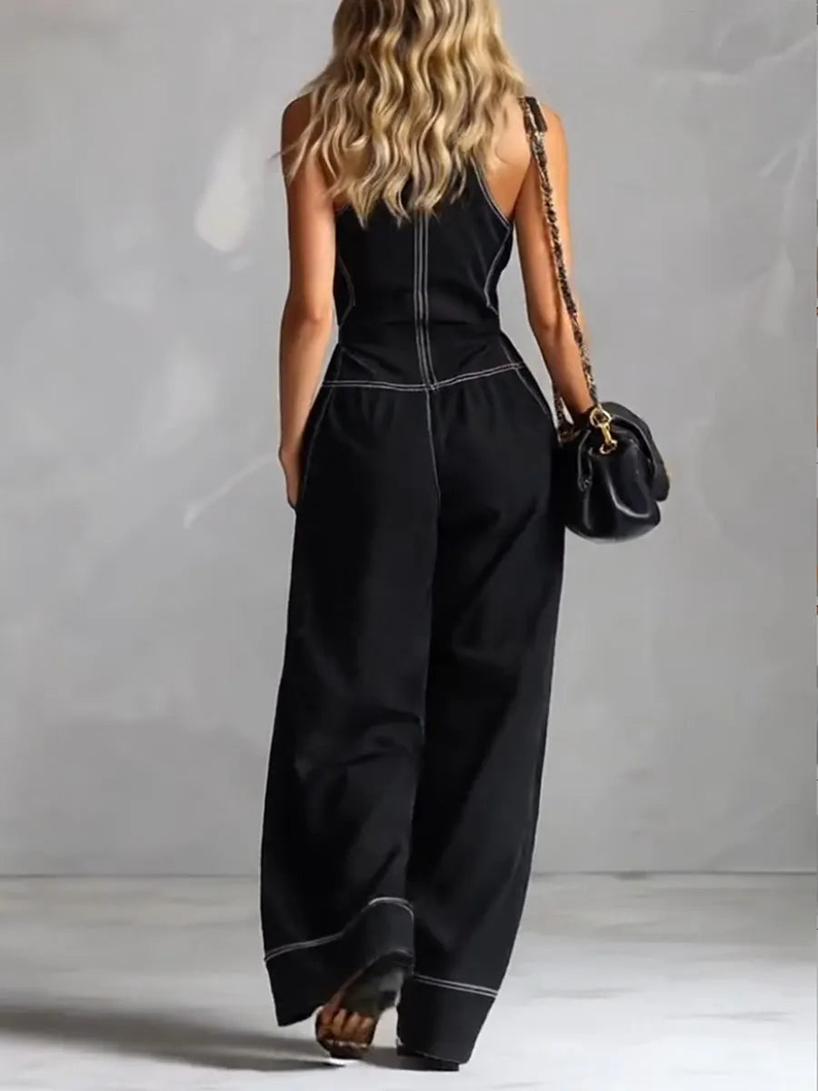 ?? Casual Zippered Cotton Jumpsuit — The Ultimate Everyday Must-Have