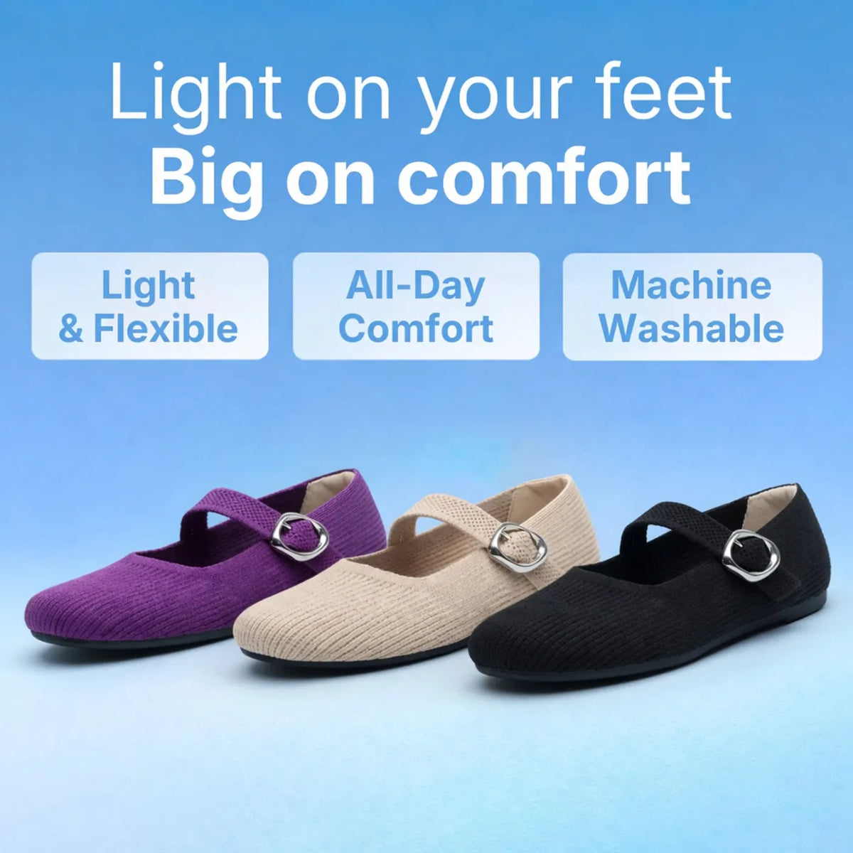 Mary Jane Comfort Flat