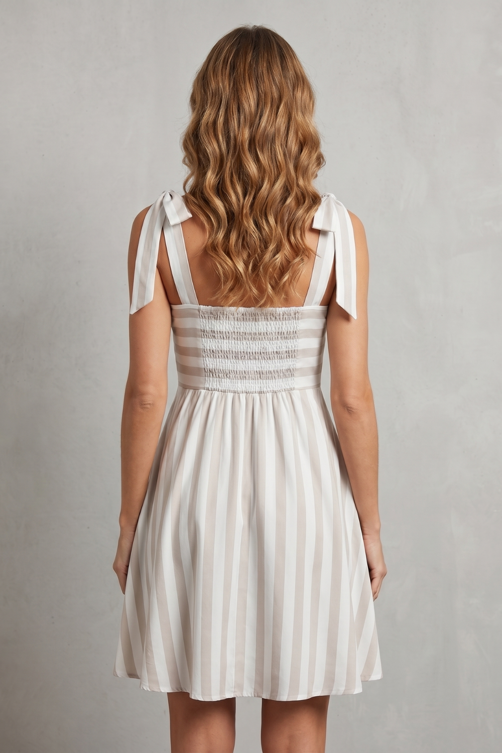 Delicate striped charm – Mini dress