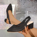Breathable High-Heel Slipper Sandals for Women