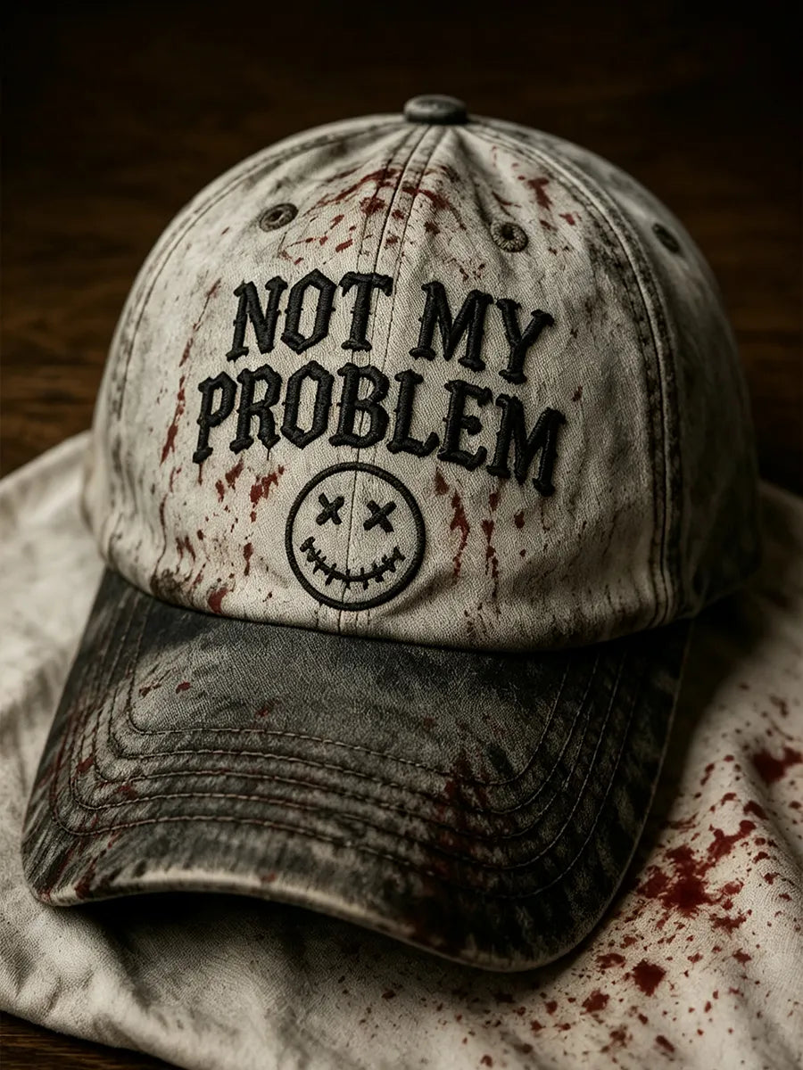Halloween Blood Retro Art Print Casual Baseball Cap