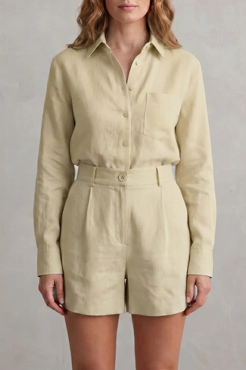 Relaxed linen elegance – Two piece set