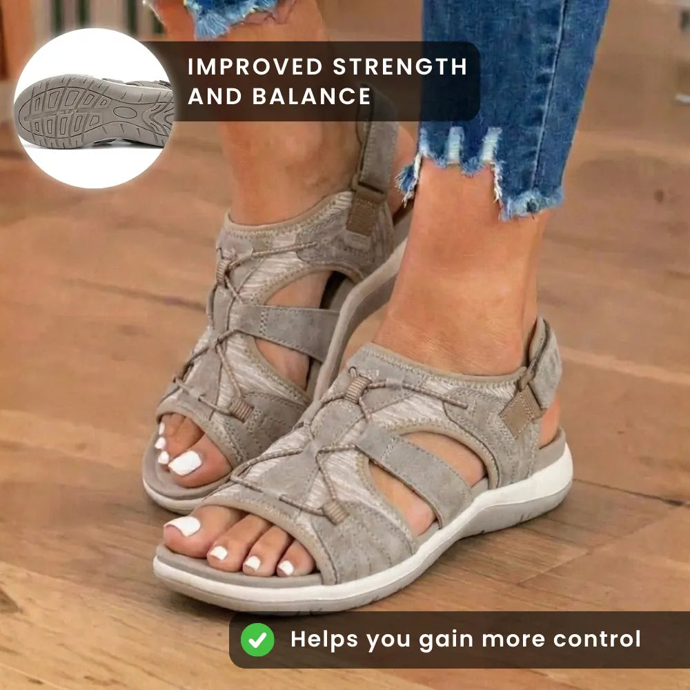 Orthopedic Sport Mesh Sandals - Multi-Strap Adjustable Design