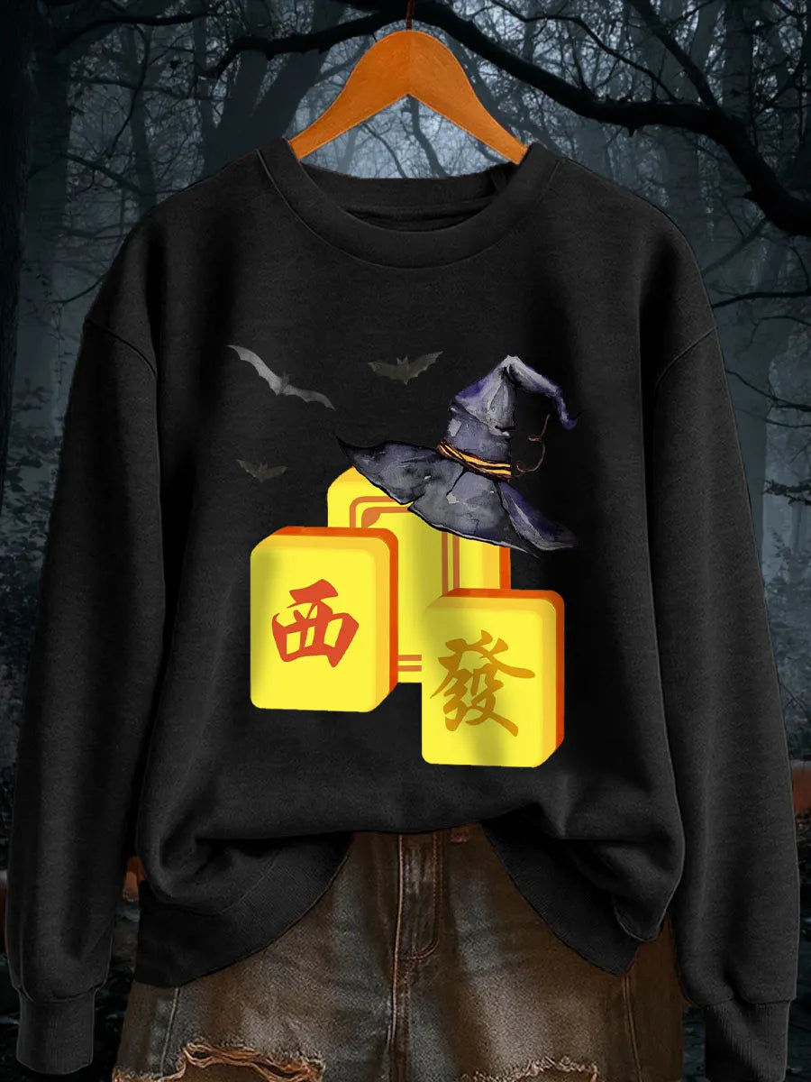 Women's Halloween Mahjong Sweatshirts