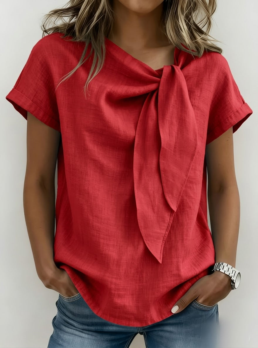 Casual Linen And Cotton Tops