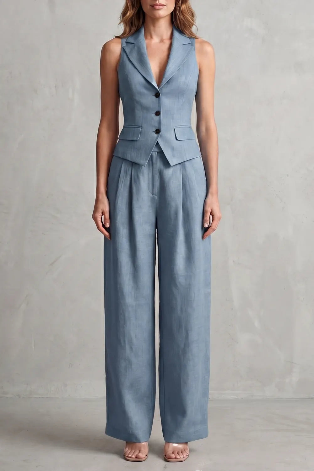 Tailored elegance – Two-piece trouser set