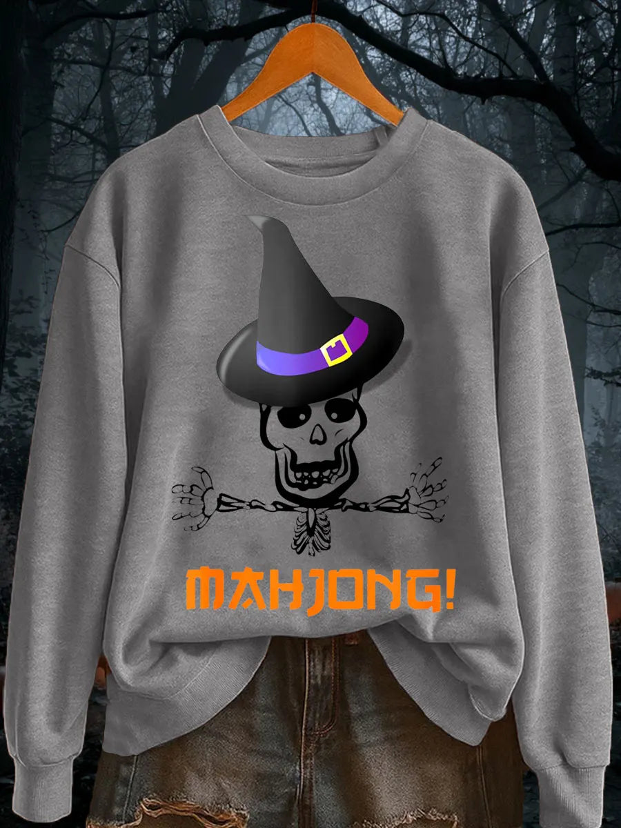 Women's Halloween Mahjong Sweatshirts