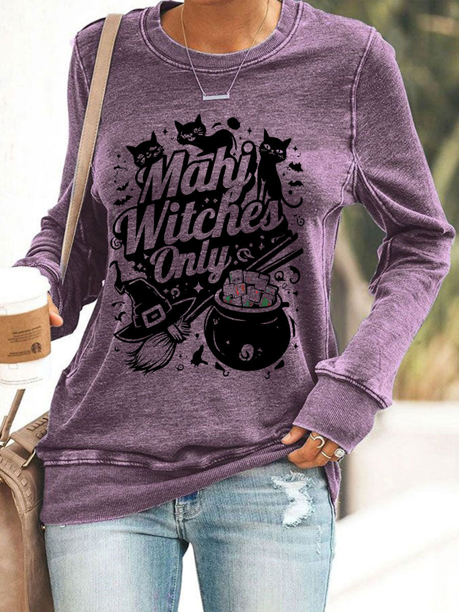 Women's Halloween Mahjong Sweatshirts