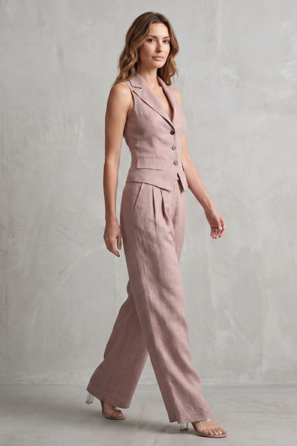 Tailored elegance – Two-piece trouser set