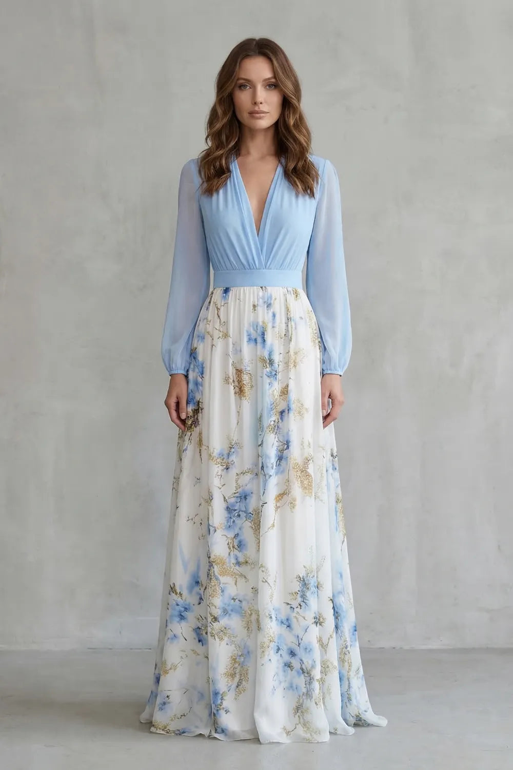 Romantic flow – Floral maxi dress
