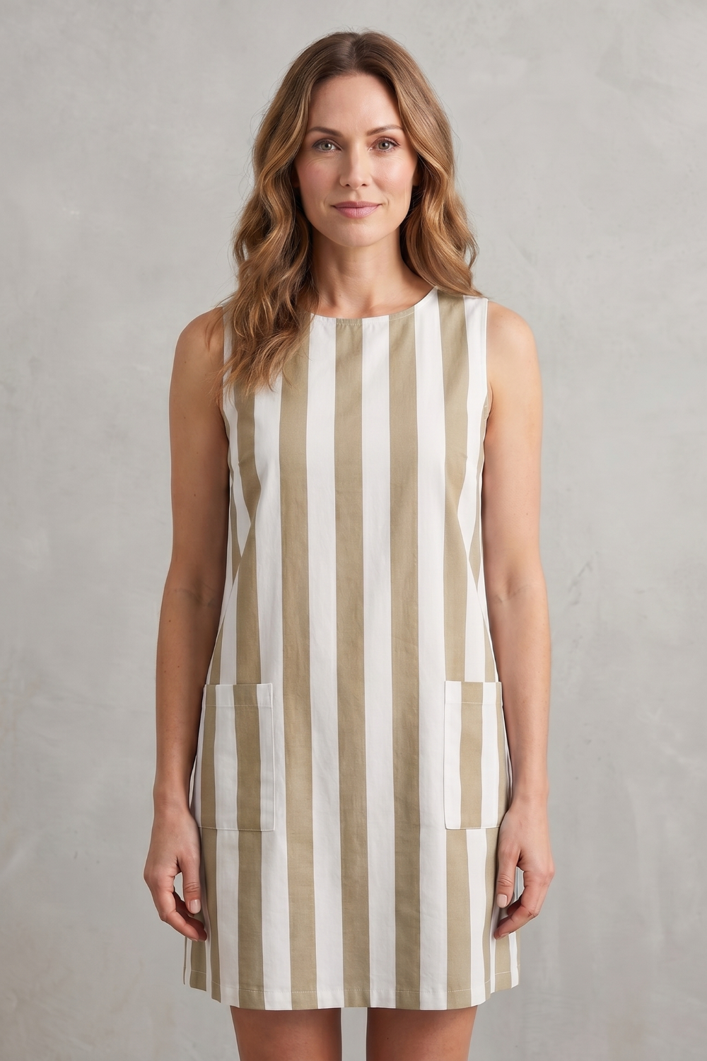 Monochrome striped charm – Mini dress