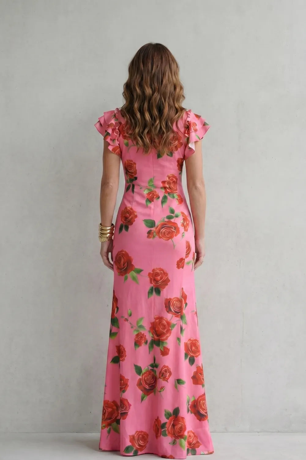 Romantic rose print – Maxi dress