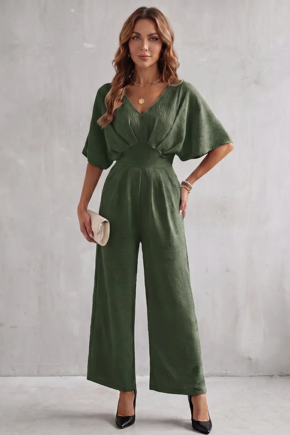 Elegant batwing silhouette – Jumpsuit