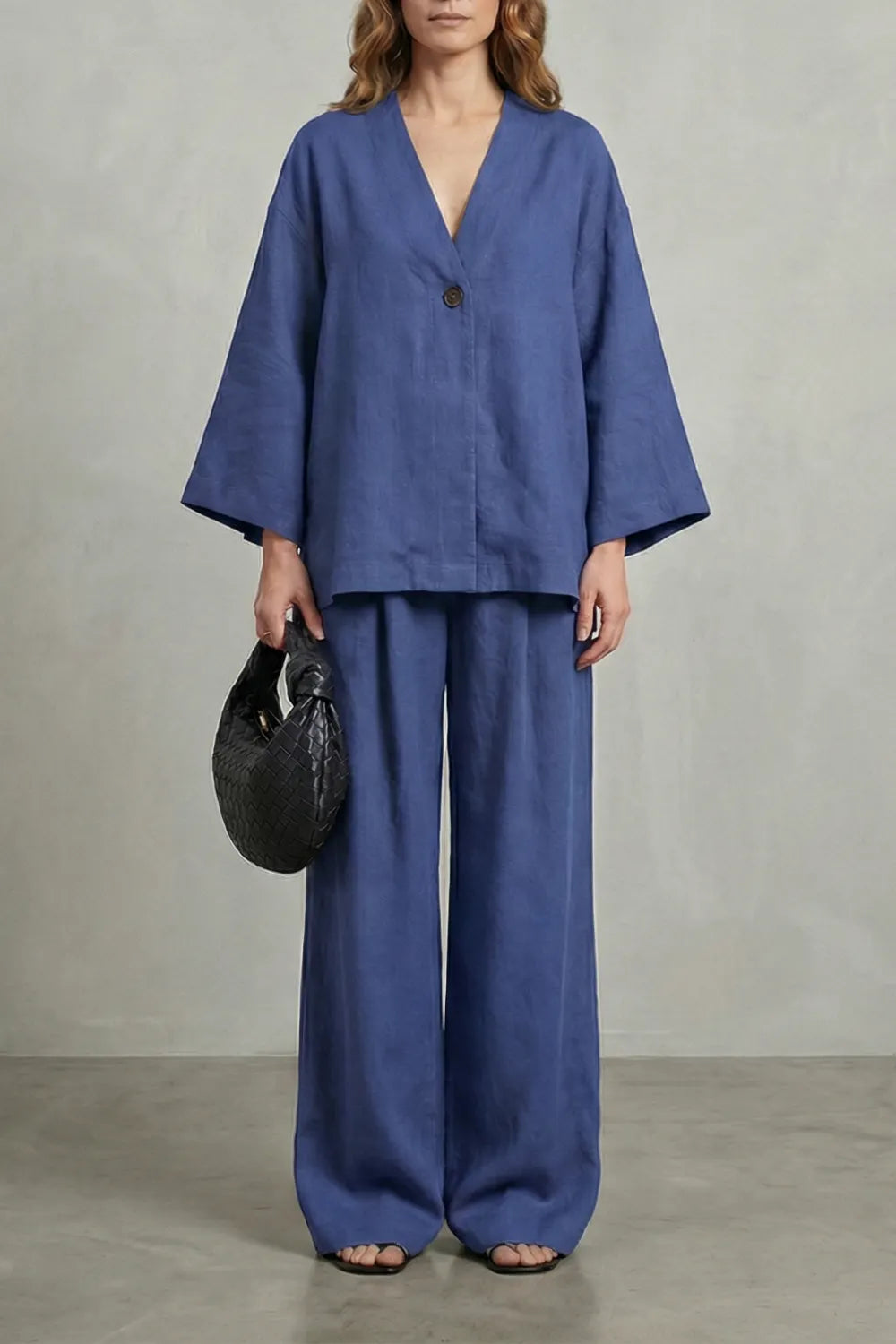 Relaxed wrap silhouette – Two piece set