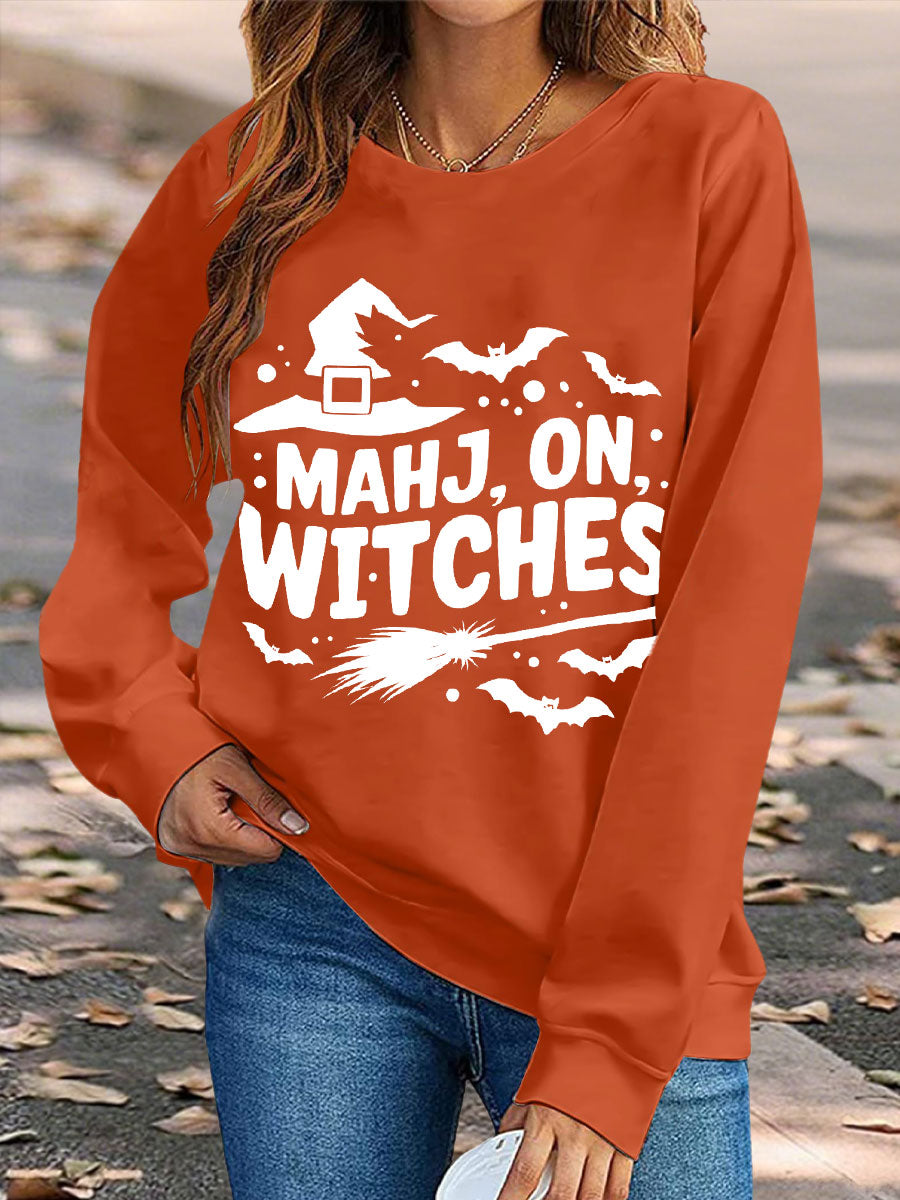 Women's mahj,on,witchs sweatshirts