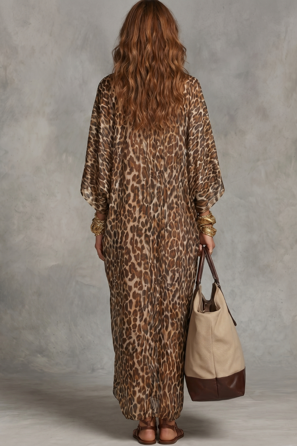 Wild elegance drape – Maxi dress