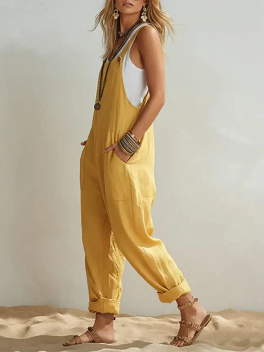 Women's Casual Vacation-style Jumpsuit