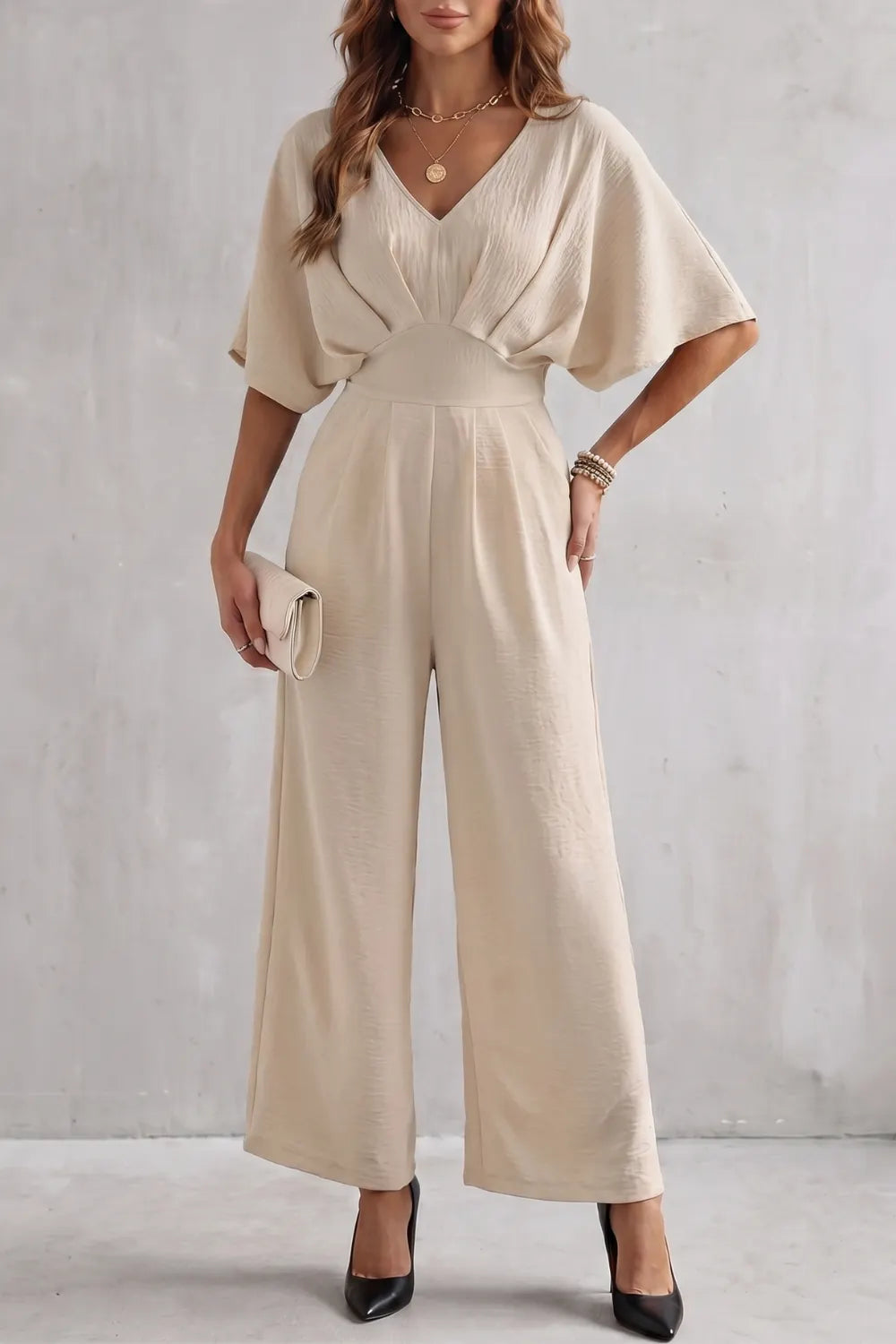 Elegant batwing silhouette – Jumpsuit