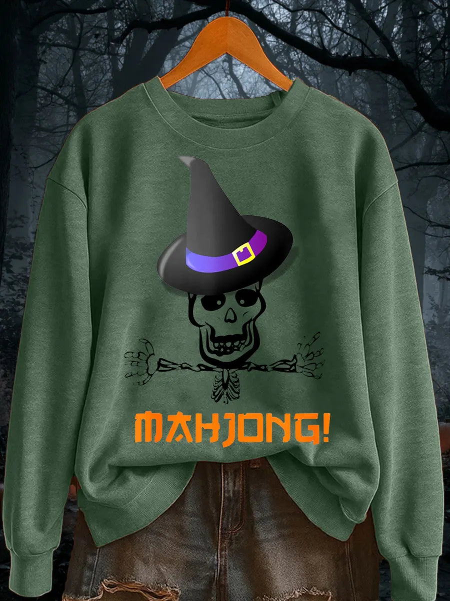 Women's Halloween Mahjong Sweatshirts