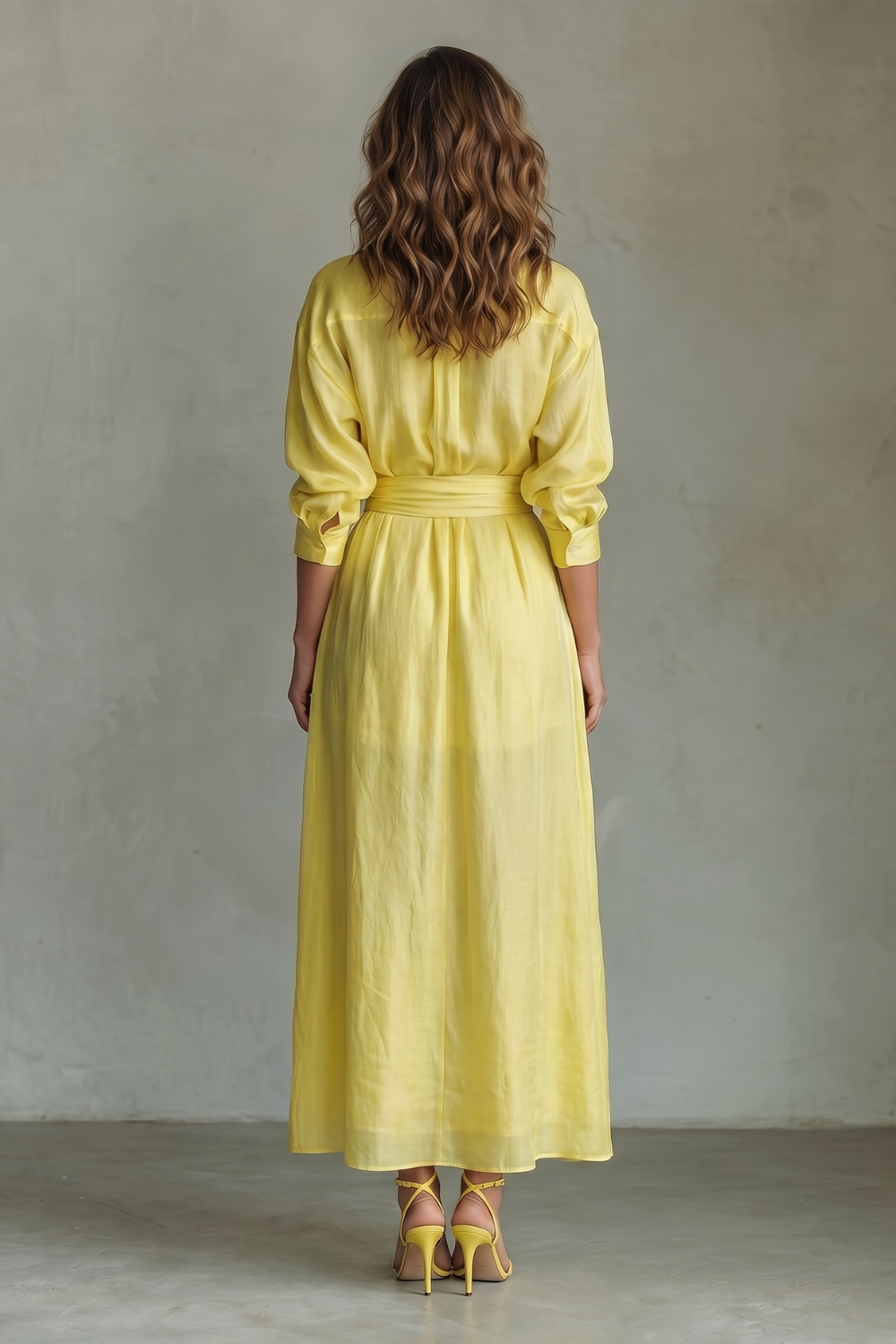 Belted breezy elegance – Maxi dress