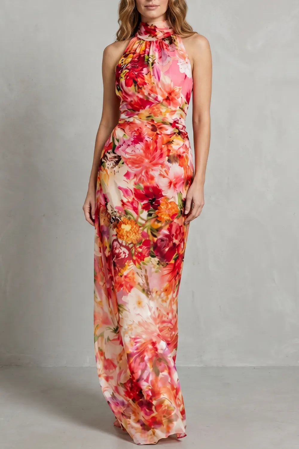 Romantic floral allure – Maxi dress