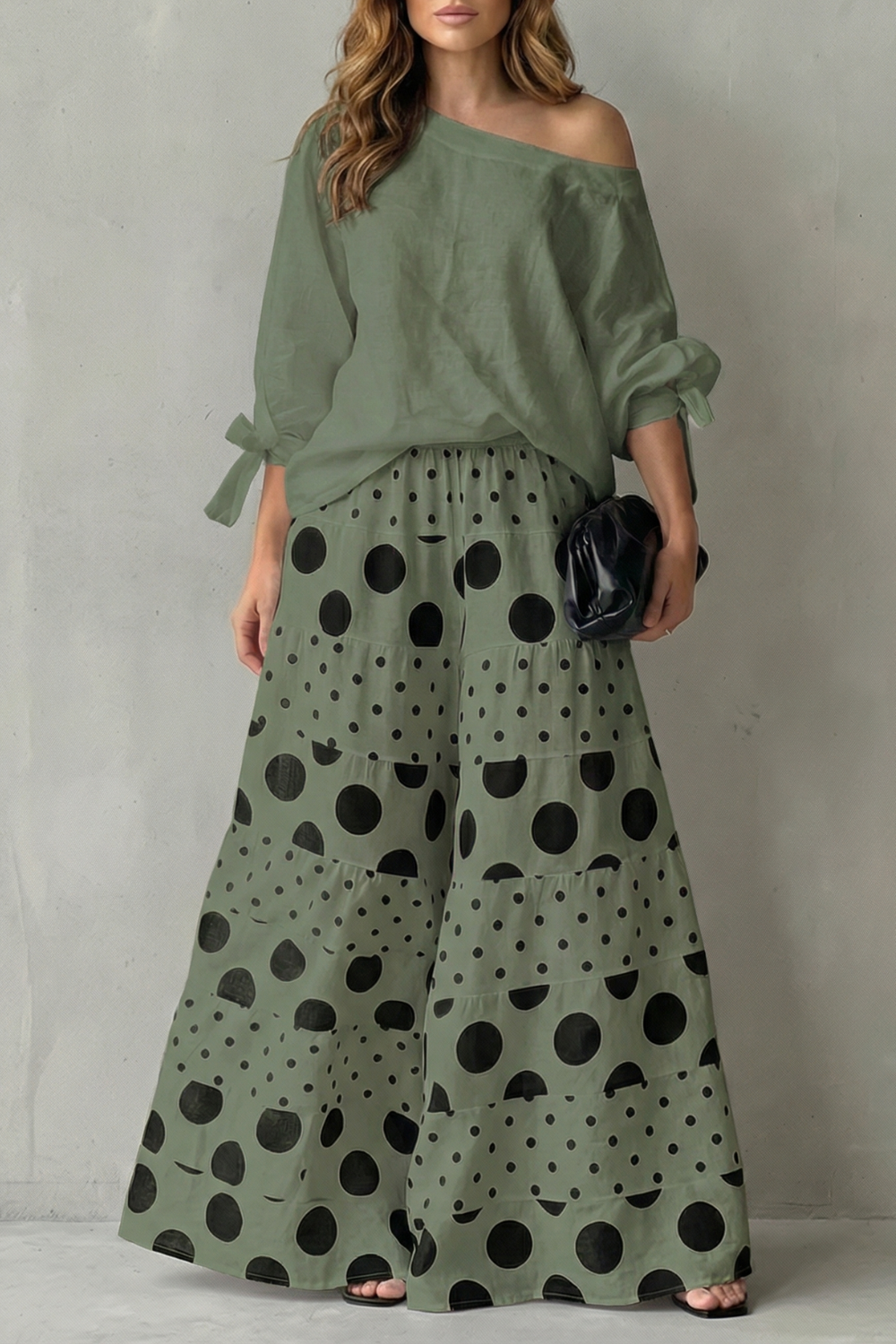 Playful polka flow – Two piece set