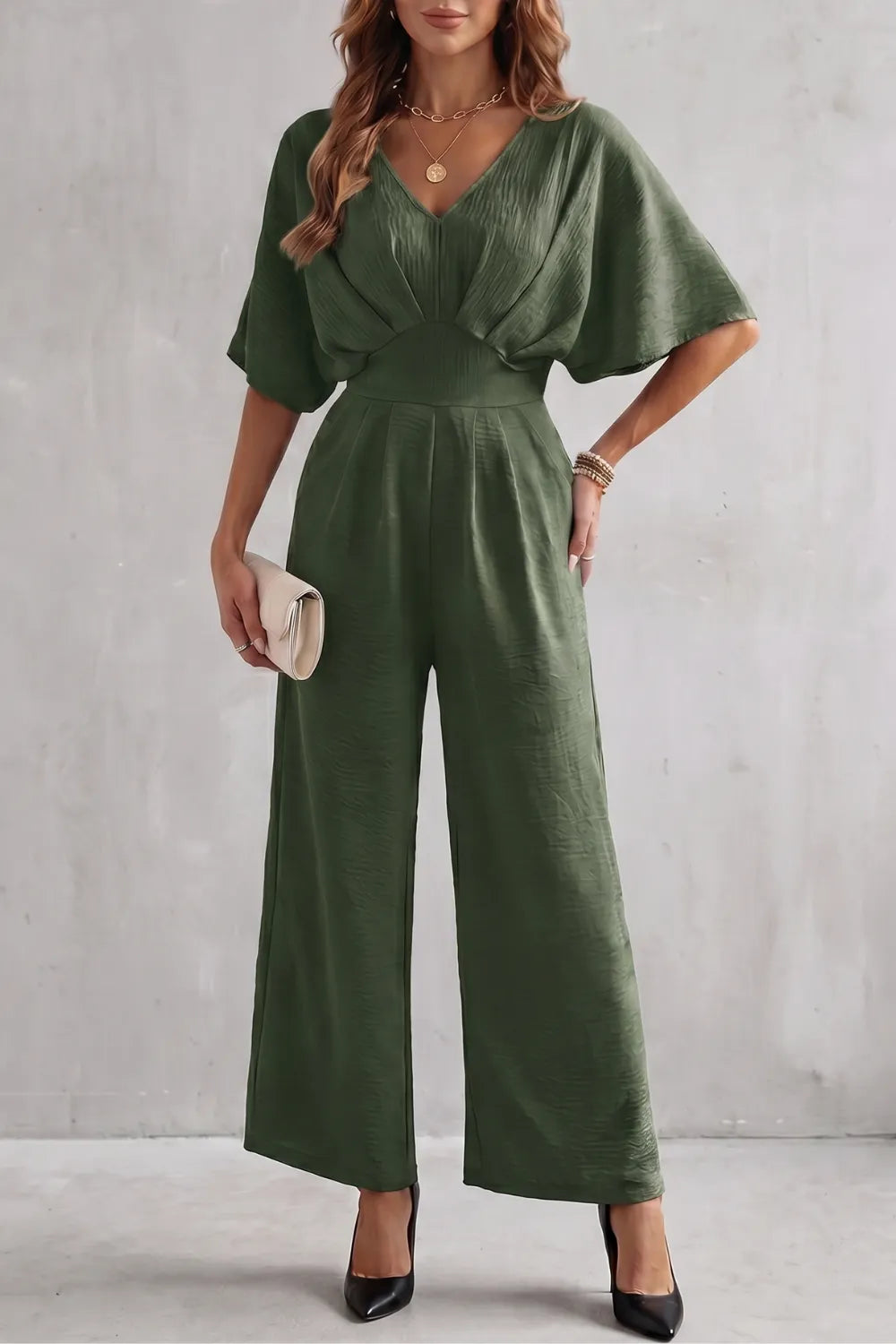 Elegant batwing silhouette – Jumpsuit