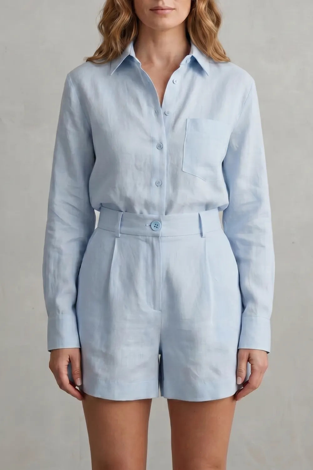 Relaxed linen elegance – Two piece set