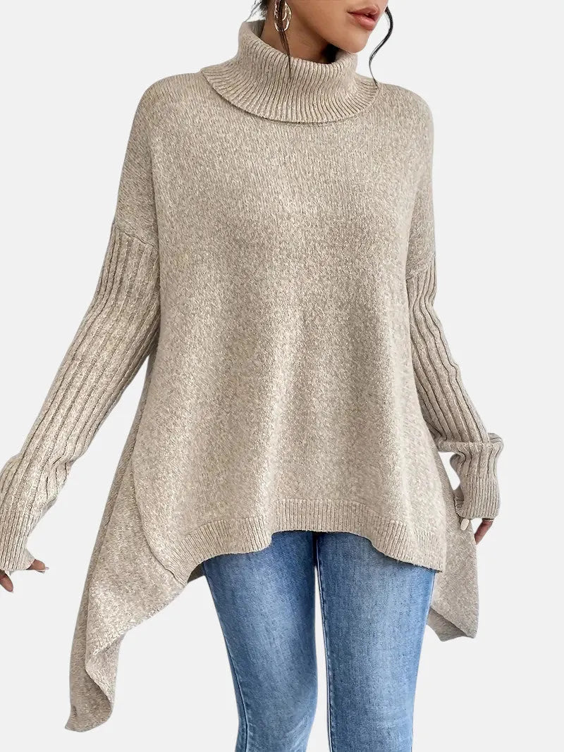 BRIGITTE – LONG TURTLENECK SWEATER